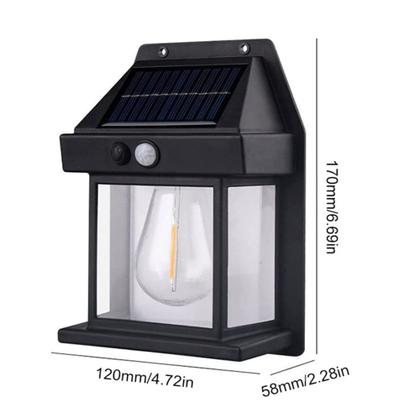 Imagem de Lâmpada de parede de interação solar CBK x2 com sensor de movimento