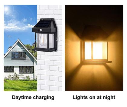 Imagem de Lâmpada de parede de interação solar CBK x2 com sensor de movimento