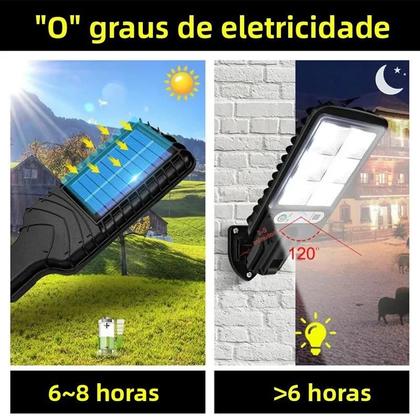 Imagem de Lâmpada de Parede Solar LED com Sensor de Presença - Ideal para Pátio, Jardim, Terraço e Garagem