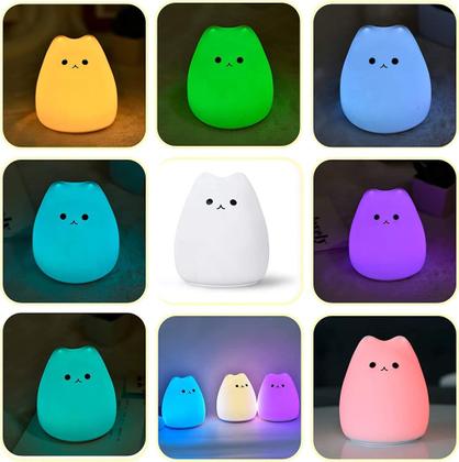 Imagem de Lâmpada de silicone macio Led Kitten Scares Cuckoo para crianças