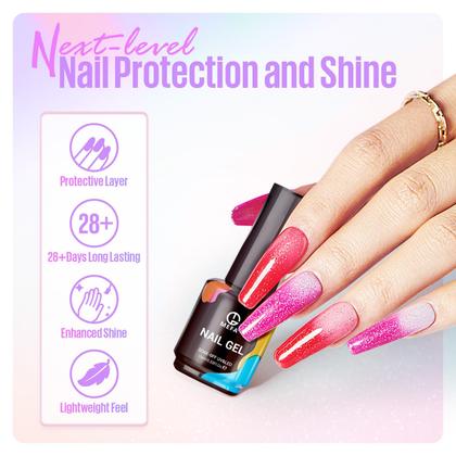 Imagem de Lâmpada de unhas UV MEFA 72W com base e revestimento superior para unhas de gel