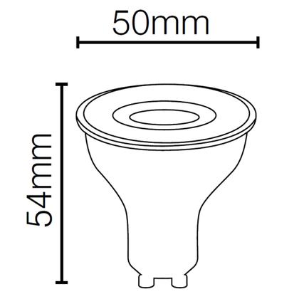 Imagem de Lâmpada Dicroica LED GU10 3000K Branca Quente MR16 127-220V
