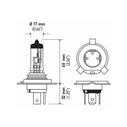 Imagem de Lampada Double Power 24v 75/70w P43t T4.625