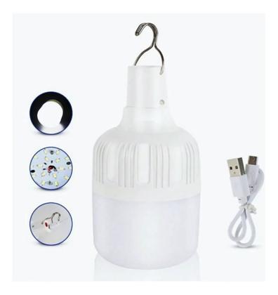 Imagem de Lampada Emergencia Led Recarregavel Usb 50w Usb Cor Branco