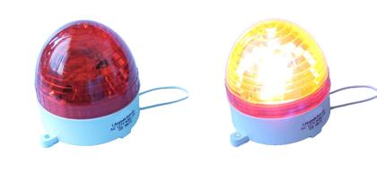 Imagem de Lâmpada Estrobo Strobo Flash Redondo Somente 110V Cor Vermelho 6W Advertência Pânico