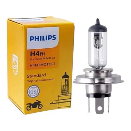 Imagem de Lampada Farol Cg Titan Todas H4fit Philips35/35w Original