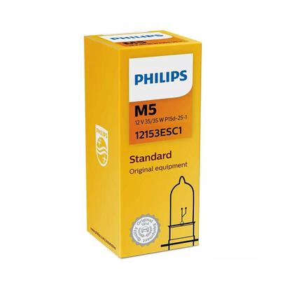 Imagem de Lâmpada Farol Halógena M5 Philips Standard 12V Moto 35W