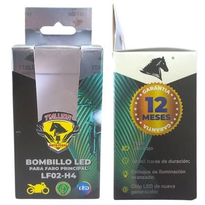 Imagem de Lâmpada Farol Led H4 Ybr, Crosser, Fazer, Lander, Next 8000K