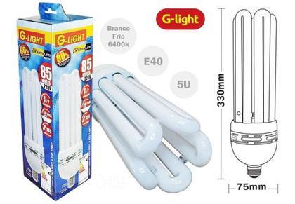 Imagem de Lâmpada Fluorescente Alta Potência 85W 5U 220V E40 Frio