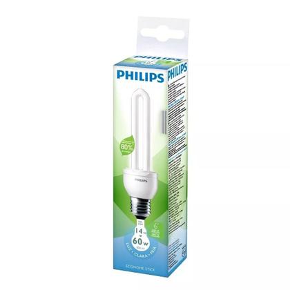 Imagem de Lâmpada fluorescente compacta 14w 865 220v e27 stick philips