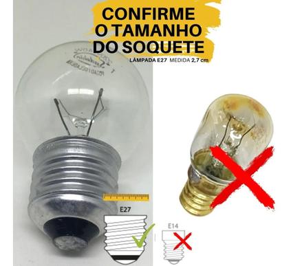 Imagem de Lâmpada Fogão 40w Fogão Electrolux 76DB Original