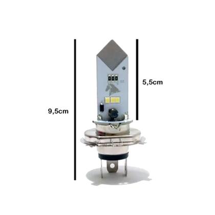 Imagem de Lampada H4 Led Eco 6500K Moto Honda NXR 125 KS 2003 2004 2005 2013 2014