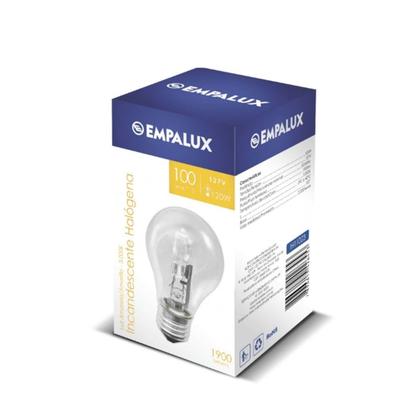 Imagem de Lâmpada Halógena Bulbo A55 100W Luz Amarela 127V Empalux