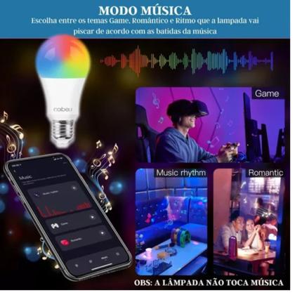 Imagem de Lampada Inteligente Iluminação Rgb Wifi Led Smart Google Alexa Colorida Tuya Life 12w ou 15w