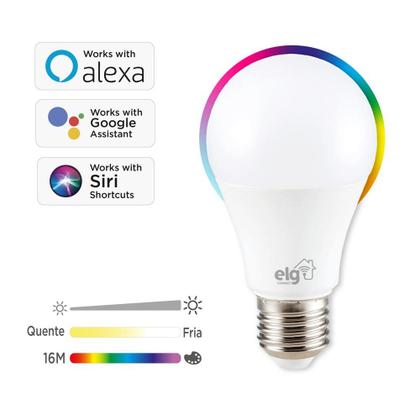 Imagem de Lâmpada Led 10W WiFi Inteligente ELG SHLL100