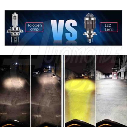 Imagem de Lampada Led 12V 10 Mil Bco/Amarelo H4 Projecto MOTO CARRO Un