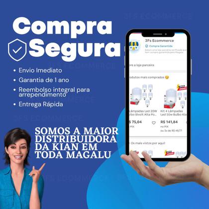 Imagem de Lâmpada Led 50w Bulbo Forte Iluminação 6500k E27 Branco Frio Bivolt