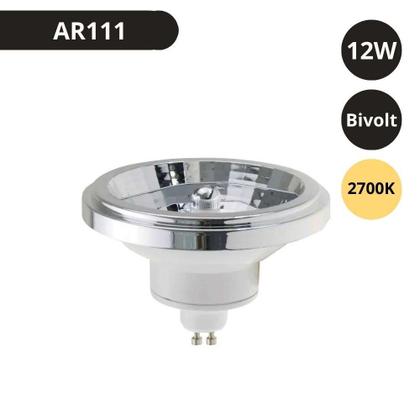 Imagem de Lampada Led AR111 Refletora 12W 24 2700K Bivolt
