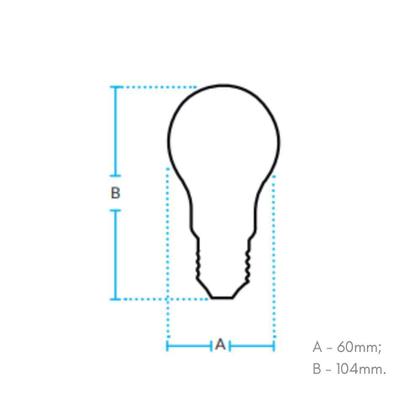 Imagem de Lâmpada Led Avant Retro Black A60 2200k E27 Bivolt