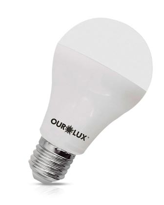 Imagem de Lâmpada LED Base E27 Bivolt com Sensor Luminosidade 9w Cor da Luz 2700k Branco Quente Ourolux