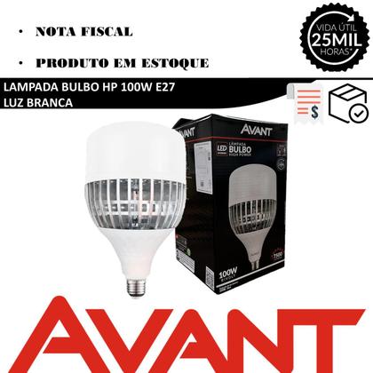 Imagem de Lampada Led Bulbo 100w E27 Branco Frio 6500K Alta Potencia