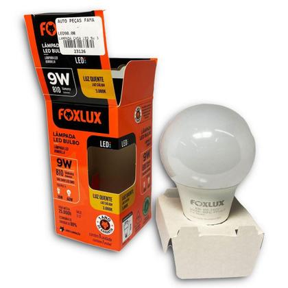 Imagem de Lâmpada Led Bulbo 110/220v 9w 3.000k Foxlux