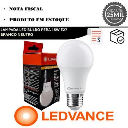 Imagem de Lampada Led Bulbo 12w Luz Quente 3000K Amarela Bivolt