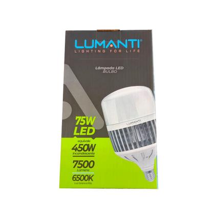Imagem de Lâmpada Led Bulbo 75w E27 6500k de 7500lm Lumanti