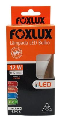 Imagem de Lampada led bulbo 9w 6500k foxlux - 10 peças