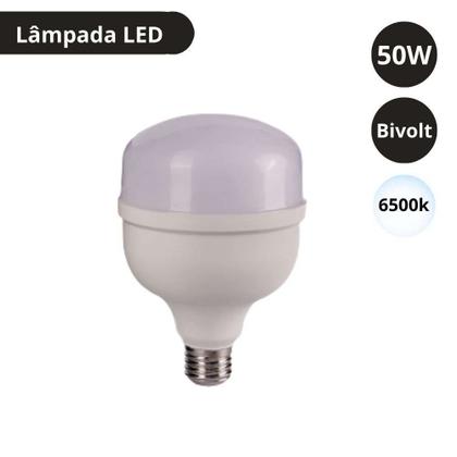 Imagem de Lâmpada Led Bulbo Alta Potêcia 50W 6500K E-27 Bivolt