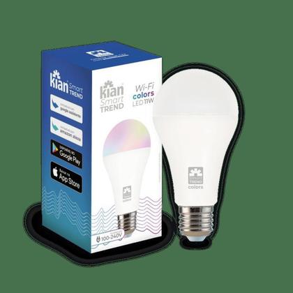 Imagem de Lâmpada Led Bulbo Inteligente 11W RGB Biv WiFi Colors - Kian