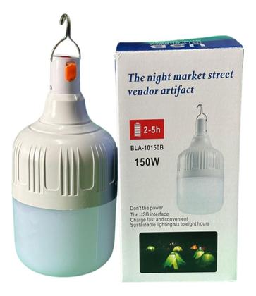 Imagem de Lâmpada Led Bulbo Luz Emergência 150w Usb Recarrega