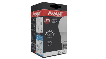 Imagem de Lâmpada Led Bulbo Pera 7W E27 580 Lumens Branco Frio 6500K Bivolt HE630- Avant 276061372