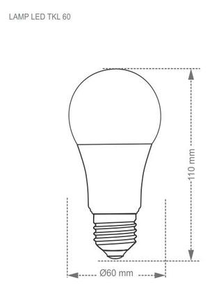 Imagem de Lâmpada Led Bulbo Tkl80 E27 12w Taschibra - 30pc