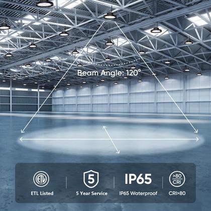 Imagem de Lâmpada LED de alto brilho CINOTON 160W 24000LM 5000K IP65 ETL listada