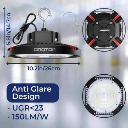 Imagem de Lâmpada LED de alto brilho CINOTON 160W 24000LM 5000K IP65 ETL listada