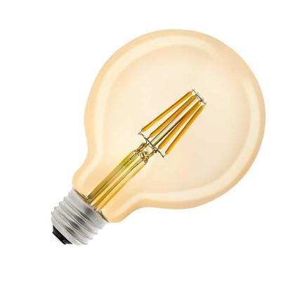 Imagem de Lâmpada Led Filamento Âmbar 4W G95 Noll Led