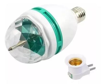 Imagem de Lampada Led Giratoria Colorida Rgb Balada Decoração