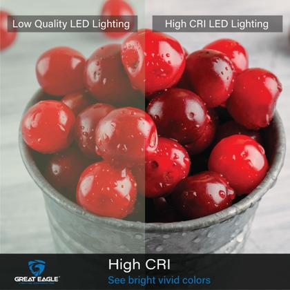 Imagem de Lâmpada LED Great Eagle Lighting 14W 5000K 1500lm A19, pacote com 6