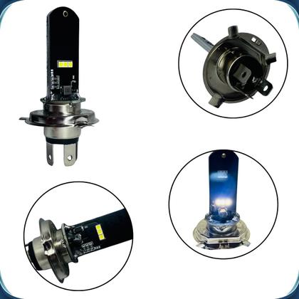 Imagem de Lâmpada Led H4 Thork 8000k Moto NXR Bros ES 2006 2007 2008 2009 2010 2011 2012 2013 2014