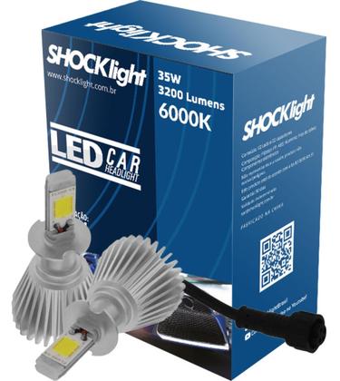 Imagem de Lampada Led Head Light H3 Shocklight  3200 Lumens C/ Reator