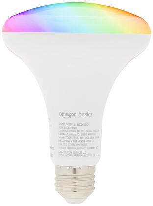 Imagem de Lâmpada LED inteligente Amazon Basics BR30 9W 800LM, pacote com 4