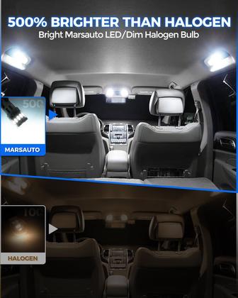 Imagem de Lâmpada LED Marsauto 194 branca 6000K 2835SMD Pacote com 10