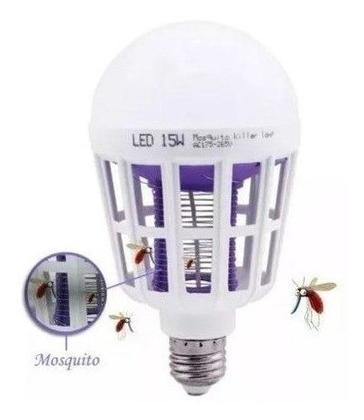 Imagem de Lâmpada Led Mata Mosquito Insetos Pernilongo Moscas 110v NF