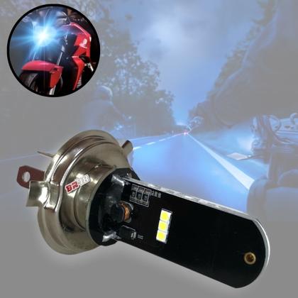Imagem de Lâmpada Led Moto Honda Cg 125 150 H4 8000k Efeito Xenon