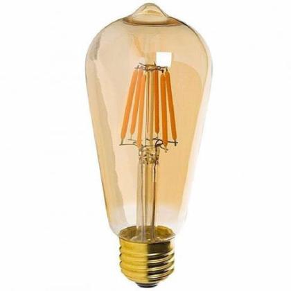 Imagem de Lâmpada Led Pera ST64 Filamento Âmbar Vintage 4w Bivolt - Nordecor
