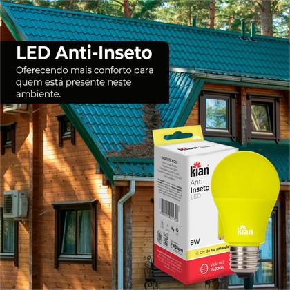 Imagem de Lampada Led Repelente 9w Bivolt Anti Inseto Mosquito