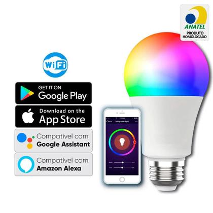 Imagem de Lâmpada Led Smart Wi-Fi Rgb Intelbras