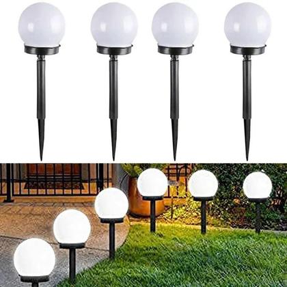 Imagem de Lâmpada LED Solar à Prova d'Água para Jardim - Kit com 1/3/6/9 Peças