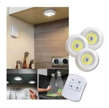 Imagem de Lâmpada Led Spot Luminária S/ Fio Com Controle Remoto Oferta